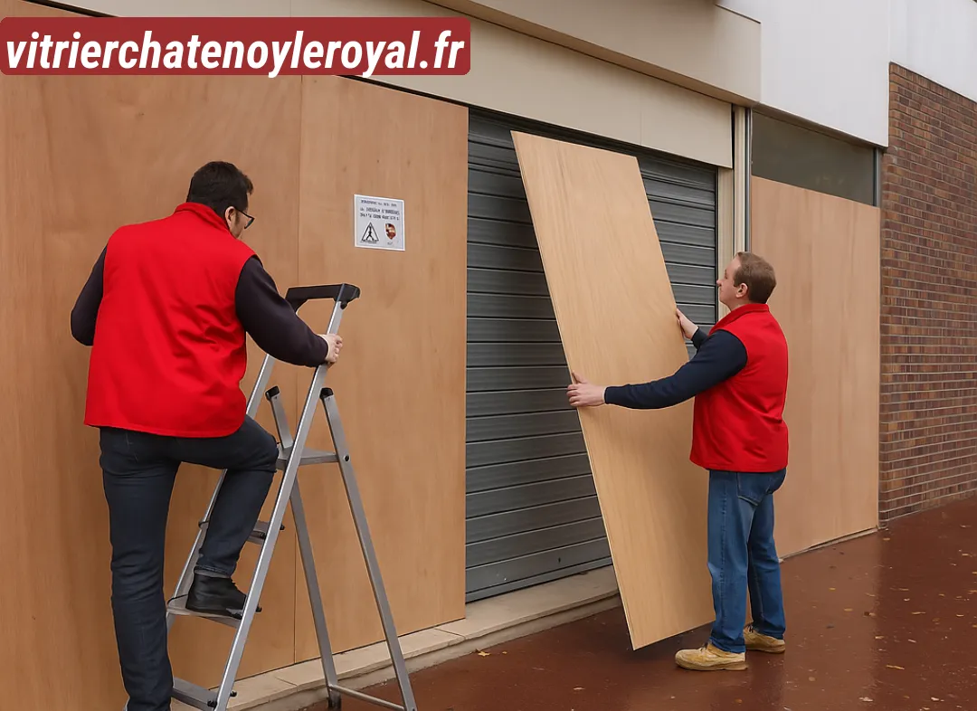 Mise en sécurité fermeture provisoire Châtenoy-le-Royal